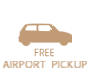 Airport Pick Up and Drop off facility available